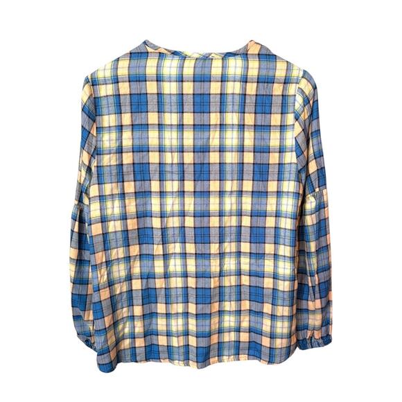 CLEARANCE Daily Thread Plaid Flannel Button Down Shirt - Small - Vibrant & Cozy - Picture 4 of 11